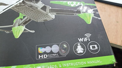 Skydrones S5200 Hd Wifi Live Streaming Drone. 2.4ghz. Complete. Tested Working