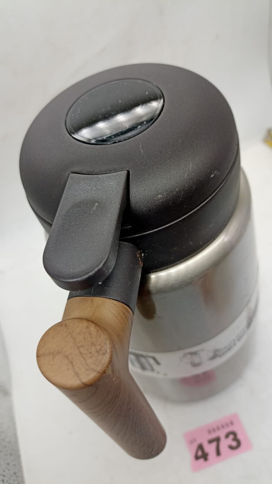 2.0L Stainless Steel Tea Pot Insulated Vacuum Jug Flask Coffee for Travel