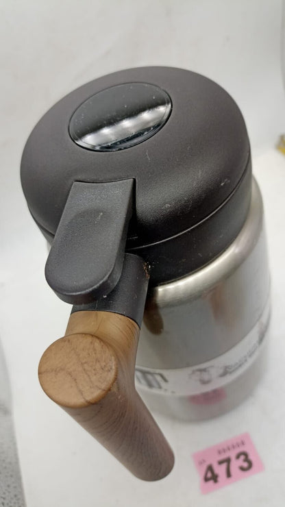 2.0L Stainless Steel Tea Pot Insulated Vacuum Jug Flask Coffee for Travel