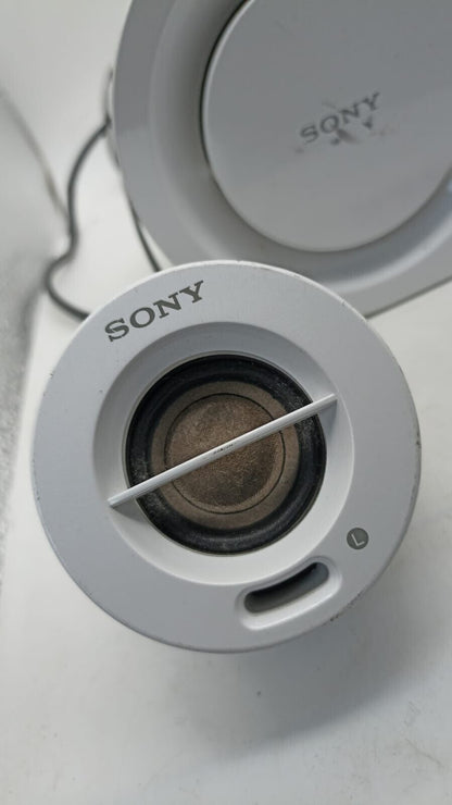 Sony SRS-D25 Active Computer Speaker System Wired. Sub + Left and Right Speakers