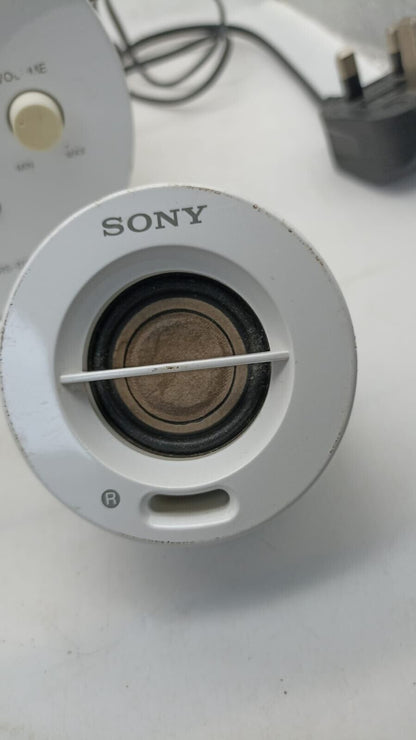Sony SRS-D25 Active Computer Speaker System Wired. Sub + Left and Right Speakers