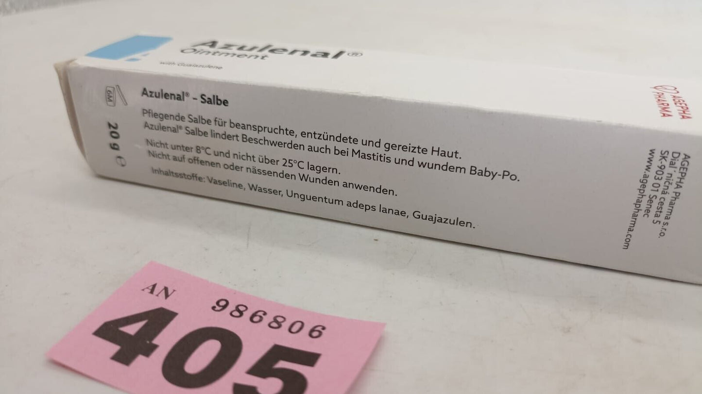 Azulenal Ointment w/ Guaiazulene Itch Relief Cream 20g for Nappy Rash Cuts Burn