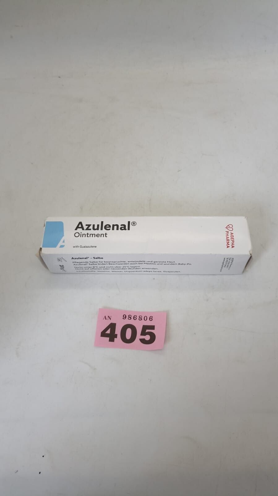Azulenal Ointment w/ Guaiazulene Itch Relief Cream 20g for Nappy Rash Cuts Burn