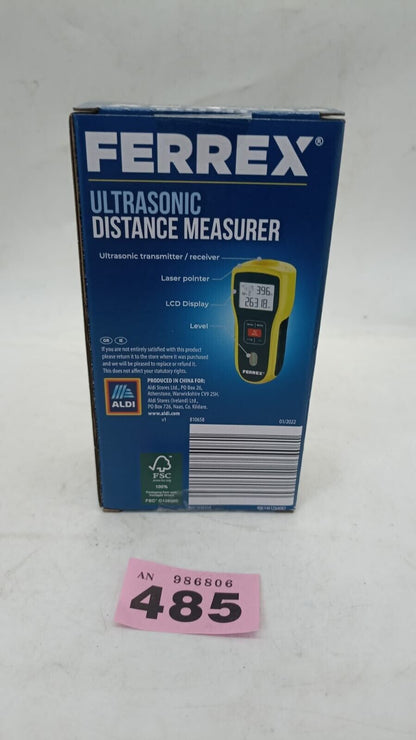 Ferrex Ultrasonic Distance Measurer 0.6M to 16M GT-UDM-05 Measure Spirit Level
