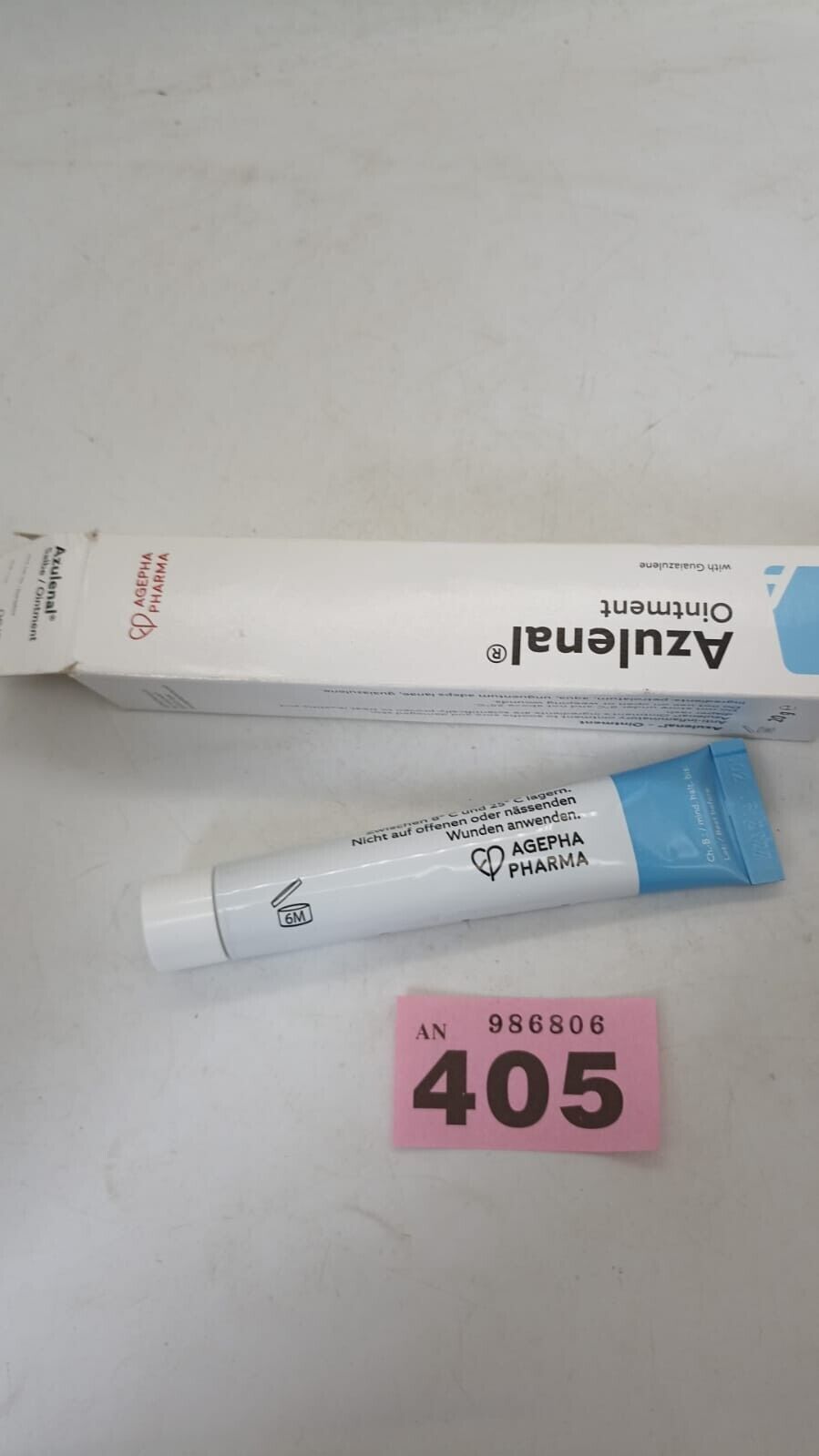 Azulenal Ointment w/ Guaiazulene Itch Relief Cream 20g for Nappy Rash Cuts Burn