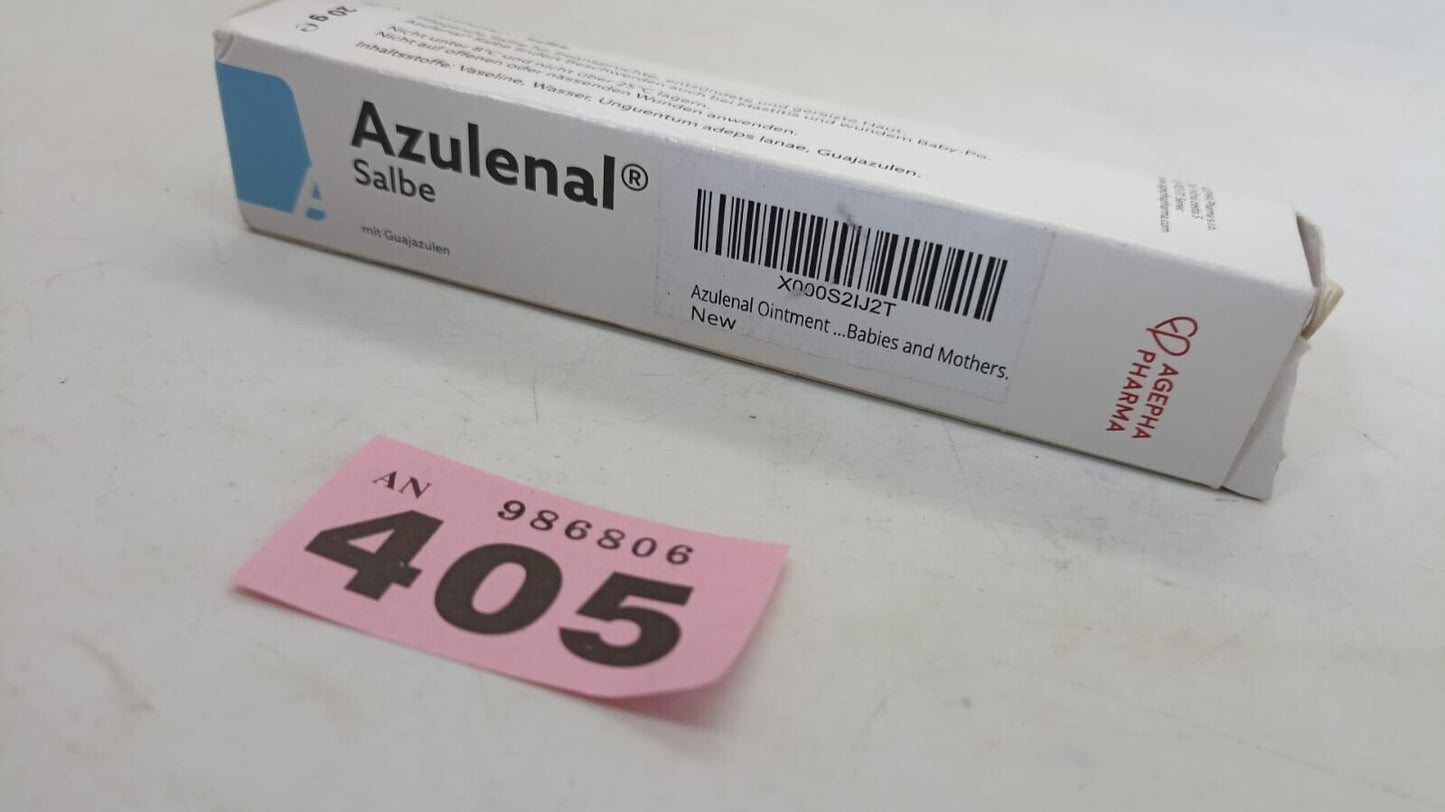 Azulenal Ointment w/ Guaiazulene Itch Relief Cream 20g for Nappy Rash Cuts Burn