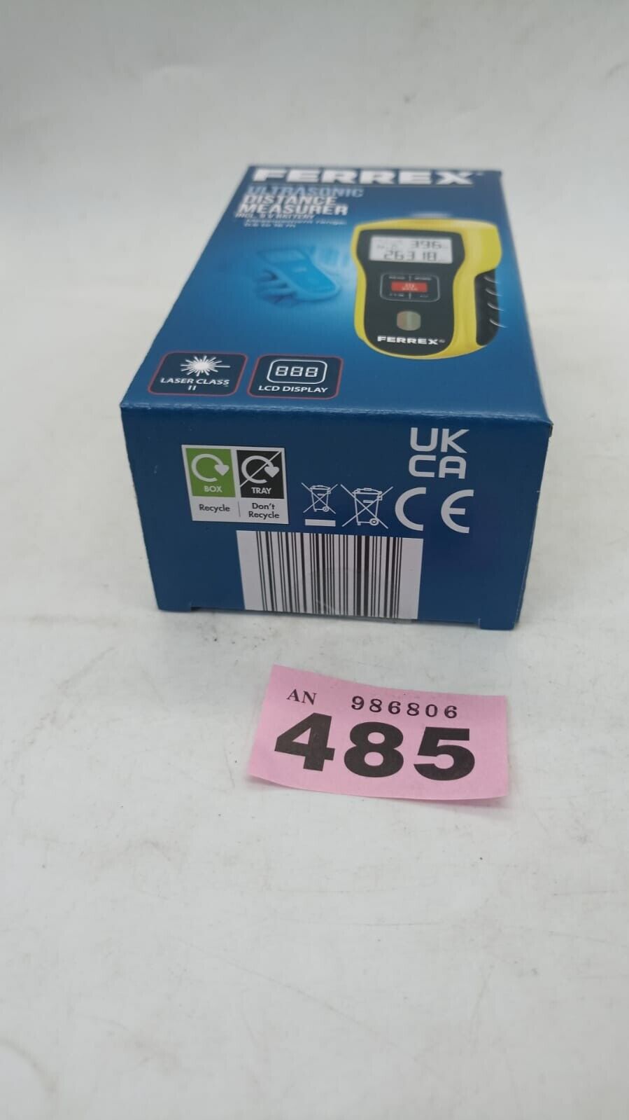 Ferrex Ultrasonic Distance Measurer 0.6M to 16M GT-UDM-05 Measure Spirit Level