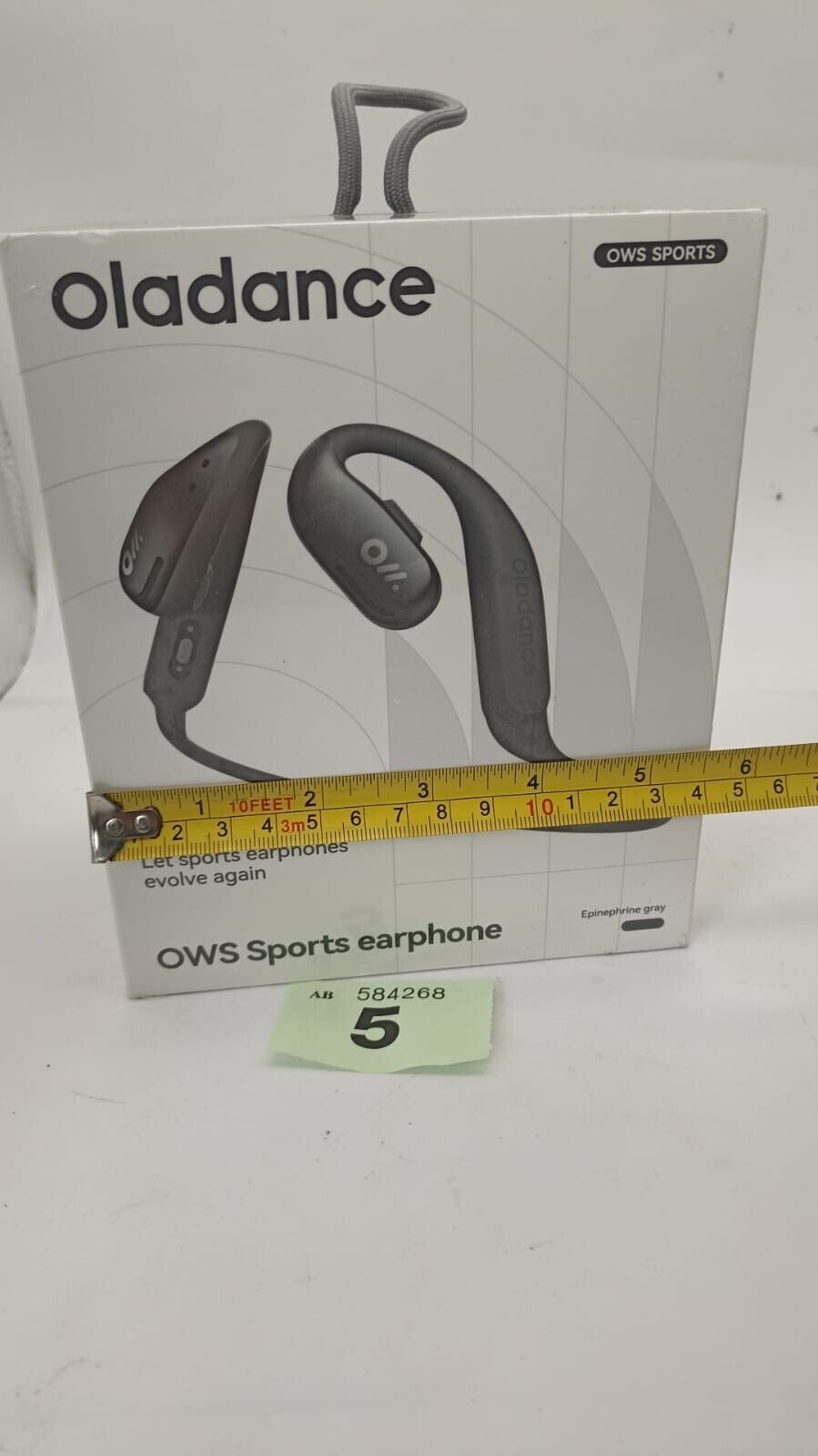 Oladance IPX8 OWS Sports Grey Open-Ear Headphone 15 Hours Stereo Bluetooth