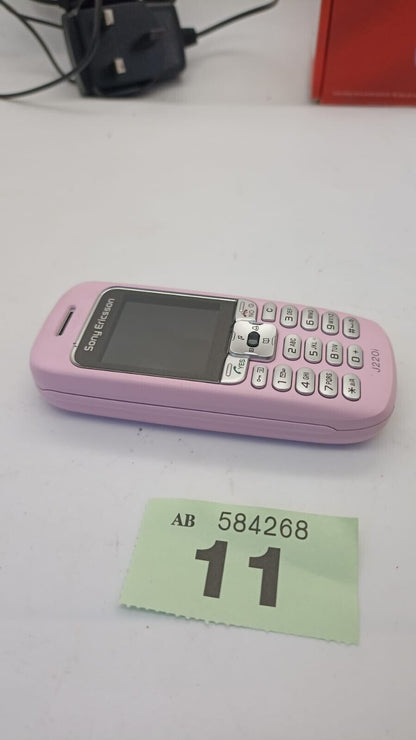 Sony Ericsson J220I (VODAFONE) Pink Mobile Phone in Original Box