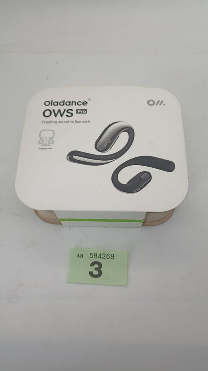 Oladance OWS Pro-Open Ear Wireless Headphones Multipoint w/ charging case Black