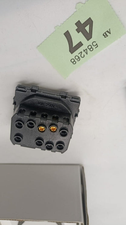 BSEED Light Switch 1 Gang 2 Way Glass Light Switches,Screwless 10A Rocker white