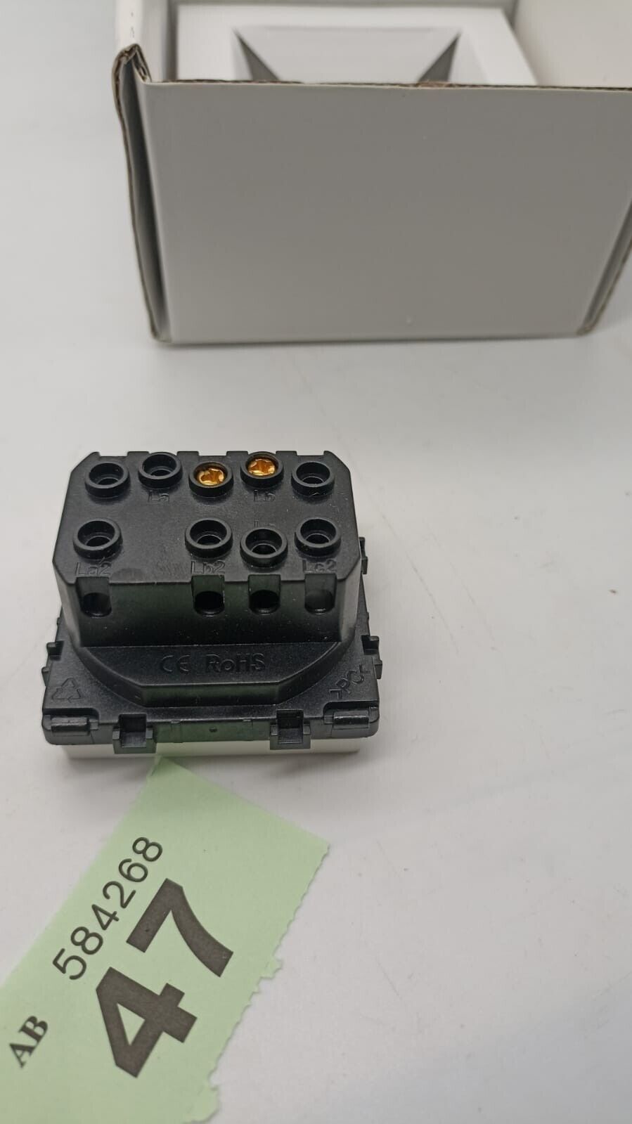 BSEED Light Switch 1 Gang 2 Way Glass Light Switches,Screwless 10A Rocker white