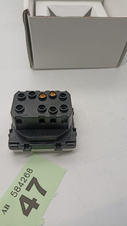 BSEED Light Switch 1 Gang 2 Way Glass Light Switches,Screwless 10A Rocker white