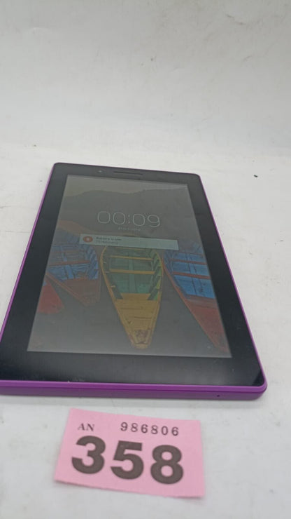 Lenovo Tab 3 7" TB3-710F Wi-Fi 8GB Purple Android Tablet Used Tested Working
