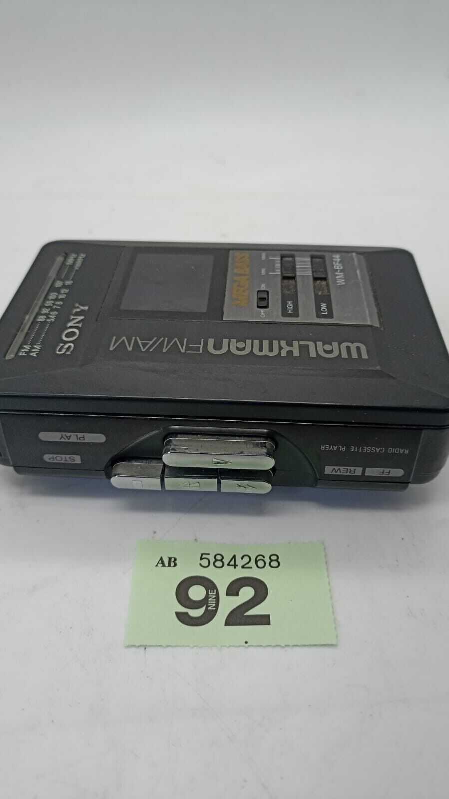 Vintage Sony Walkman WM-BF44 Portable Tape Cassette Player Radio FM/AM Tested