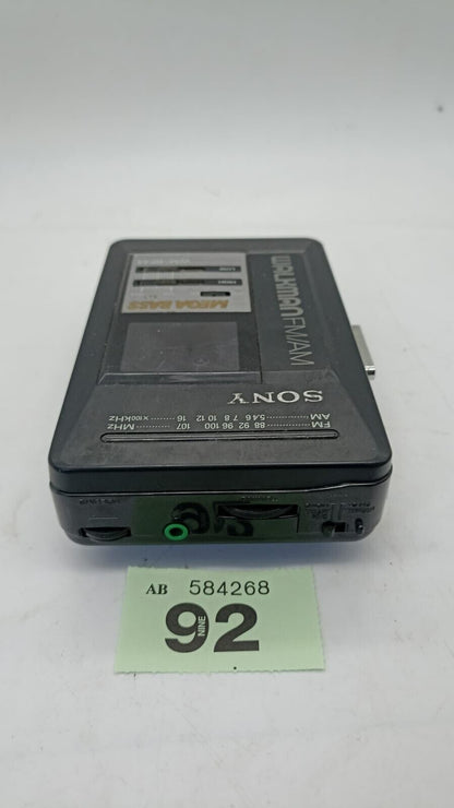 Vintage Sony Walkman WM-BF44 Portable Tape Cassette Player Radio FM/AM Tested