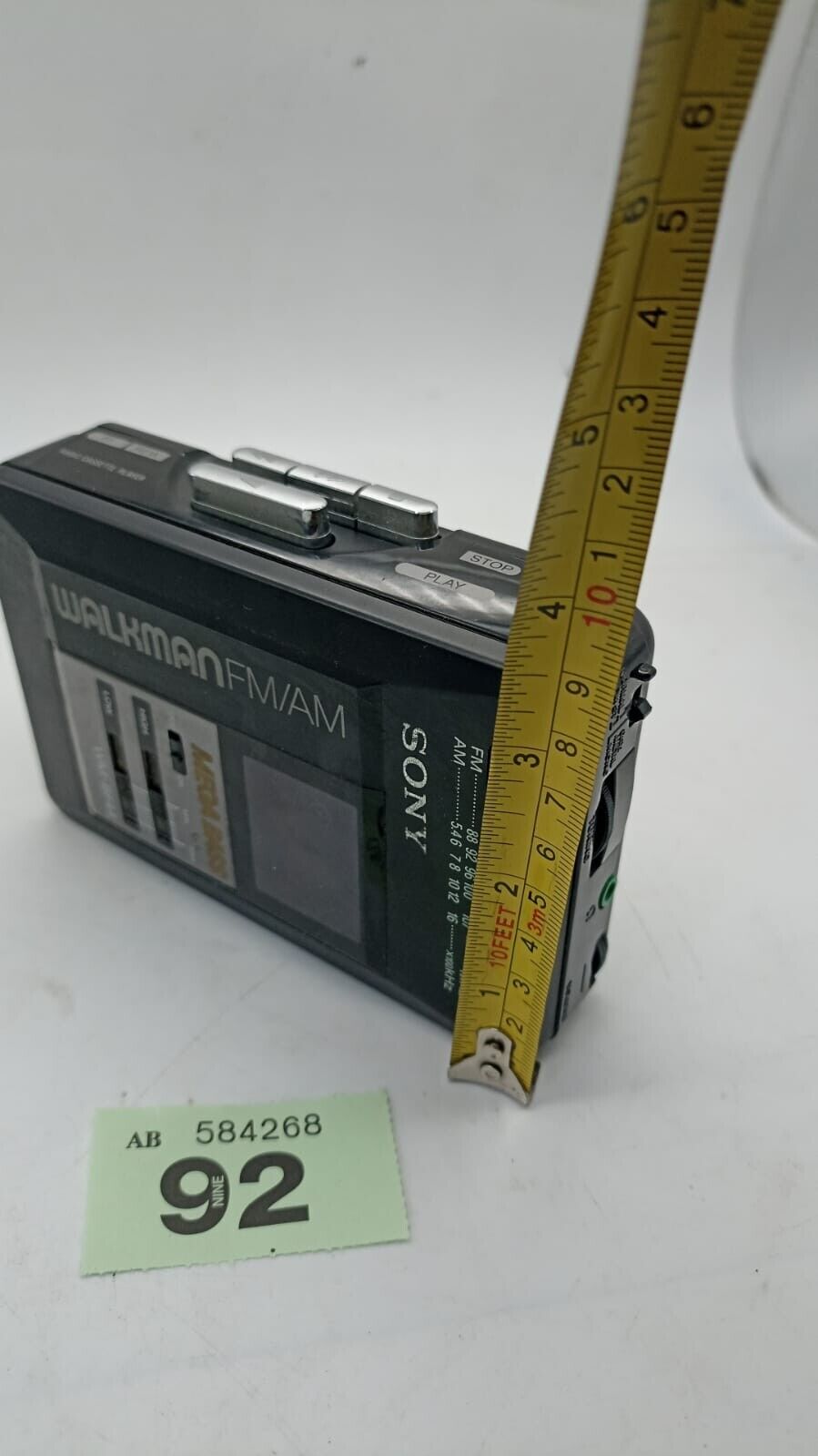 Vintage Sony Walkman WM-BF44 Portable Tape Cassette Player Radio FM/AM Tested