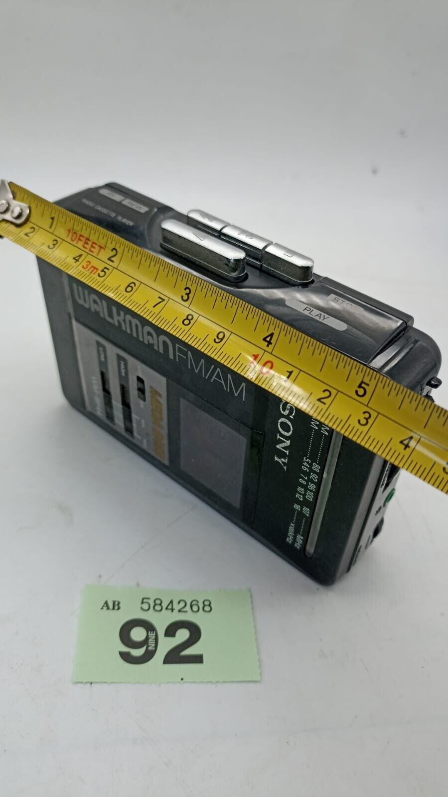 Vintage Sony Walkman WM-BF44 Portable Tape Cassette Player Radio FM/AM Tested