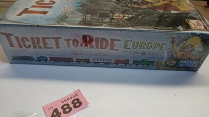 Days of Wonder - Ticket to Ride Europe Board Game Alan R Moon New & Sealed