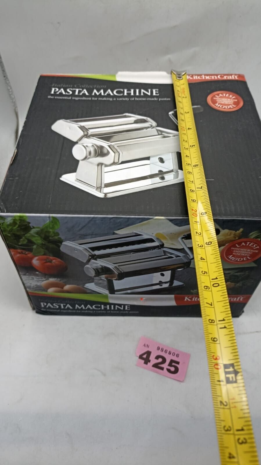 Deluxe Double Cutter Pasta Machine - Make Your Own Pasta - Ideal Present. Used