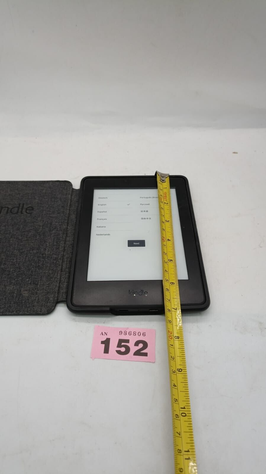 Amazon Kindle Paperwhite DP75SDI Black E-book Reader Tested Working