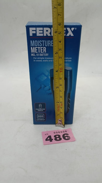 Ferrex GT-FM -05 Moisture Meter for Checking Damp in walls + Free 9V Battery