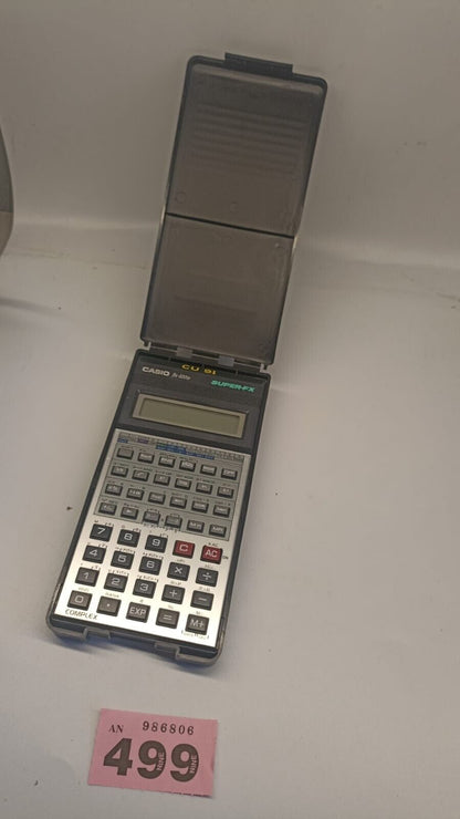 Vintage Casio fx-100D Super FX Scientific Calculator with Case Spares or Repairs