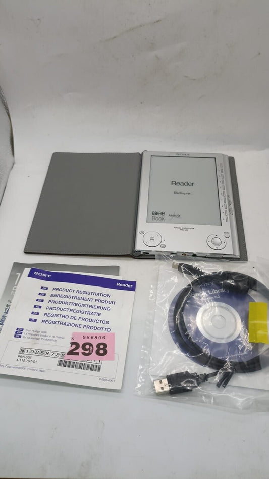 Sony Prs-505 Portable Reader System Ebook Box