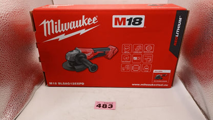 Milwaukee M18 BLSAG115XPD 18v Brushless 125mm Angle Grinder. New and Sealed
