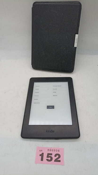 Amazon Kindle Paperwhite DP75SDI Black E-book Reader Tested Working