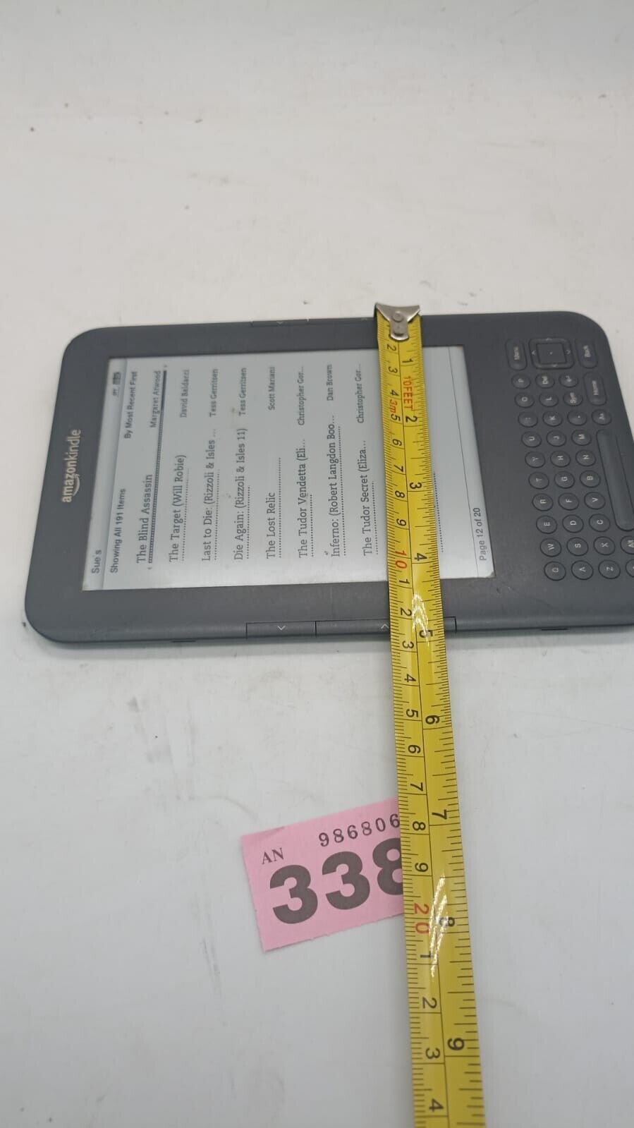Amazon Kindle 3rd Gen 6" D00901 Spares & Repairs Cracked
